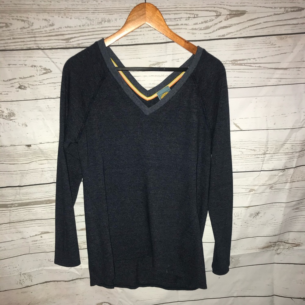 V Neck Softened Sweatshirt / Sweater
